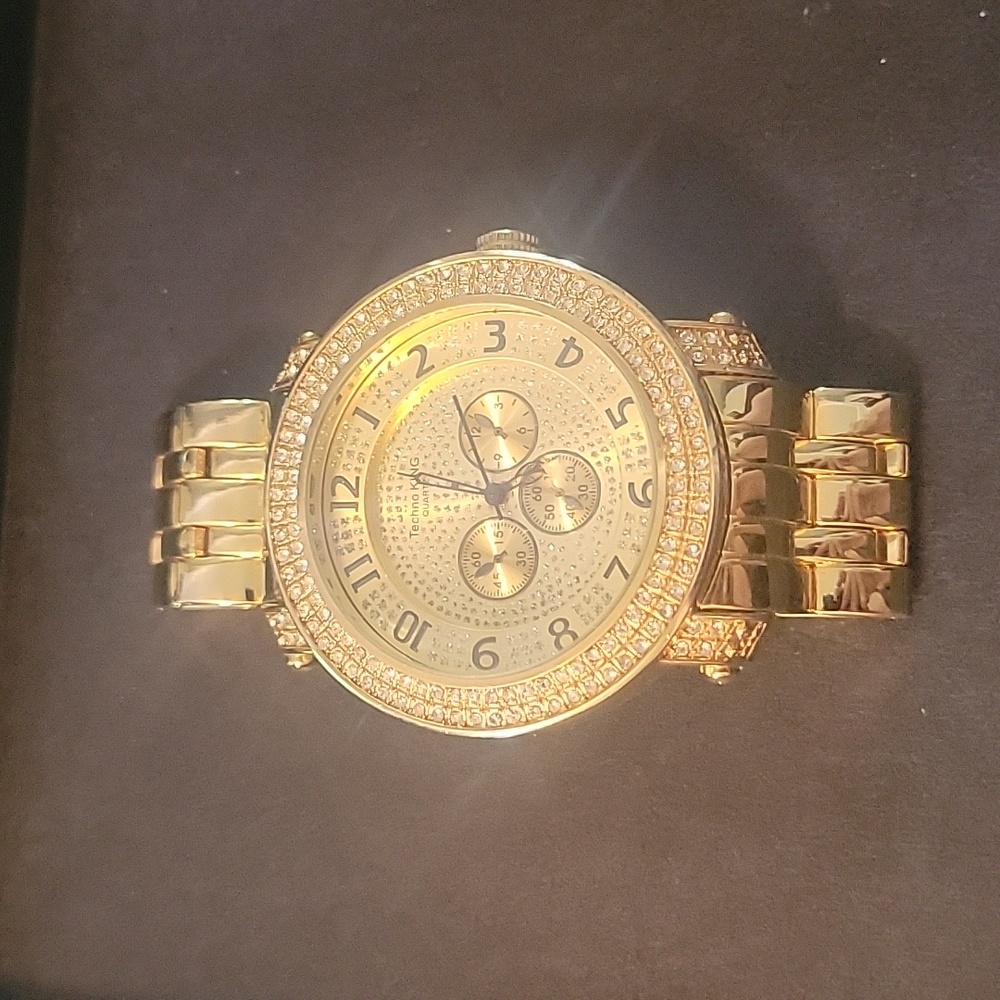 Techno King Men's hip hop watch
